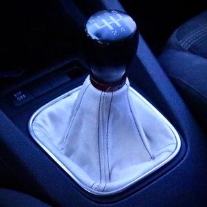 White Suede Shift Boot